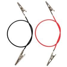 Double crocodile clip leads
