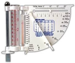 Non-electronic four-in-one weather station