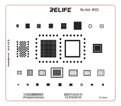 Relife RL-044 IPZ16 IP17-A19/A19Pro CPU Stencil