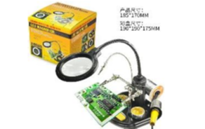 TE-802 LED Helping Hand Magnifier Station with Soldering Stand