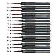 MC Precision Screwdriver Series (Star 0.8, Y0.6, T2, 1.2, 1.5, Plus 2.5)